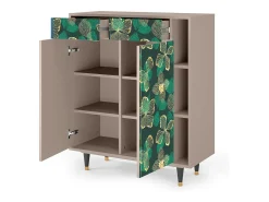 Aparador - 96х110х41 cm - BS6 - Green Flower, Latte