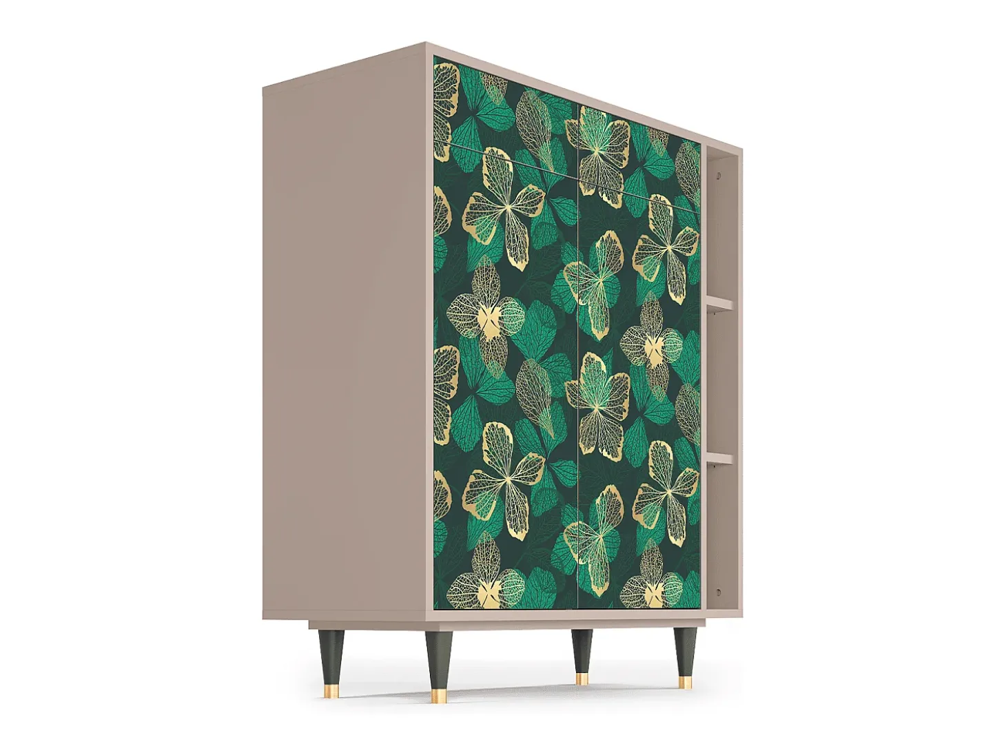 Aparador - 96х110х41 cm - BS6 - Green Flower, Latte