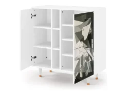 Aparador - 94х96х41 cm - BS5 - Guernica by Picasso, Blanco