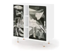 Aparador - 94х96х41 cm - BS5 - Guernica by Picasso, Blanco