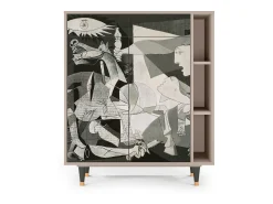 Aparador - 96х110х41 cm - BS6 - Guernica by Picasso, Latte