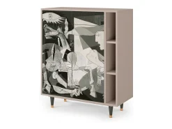 Aparador - 96х110х41 cm - BS6 - Guernica by Picasso, Latte