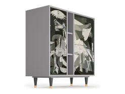 Aparador - 94х96х41 cm - BS5 - Guernica by Picasso, Gris