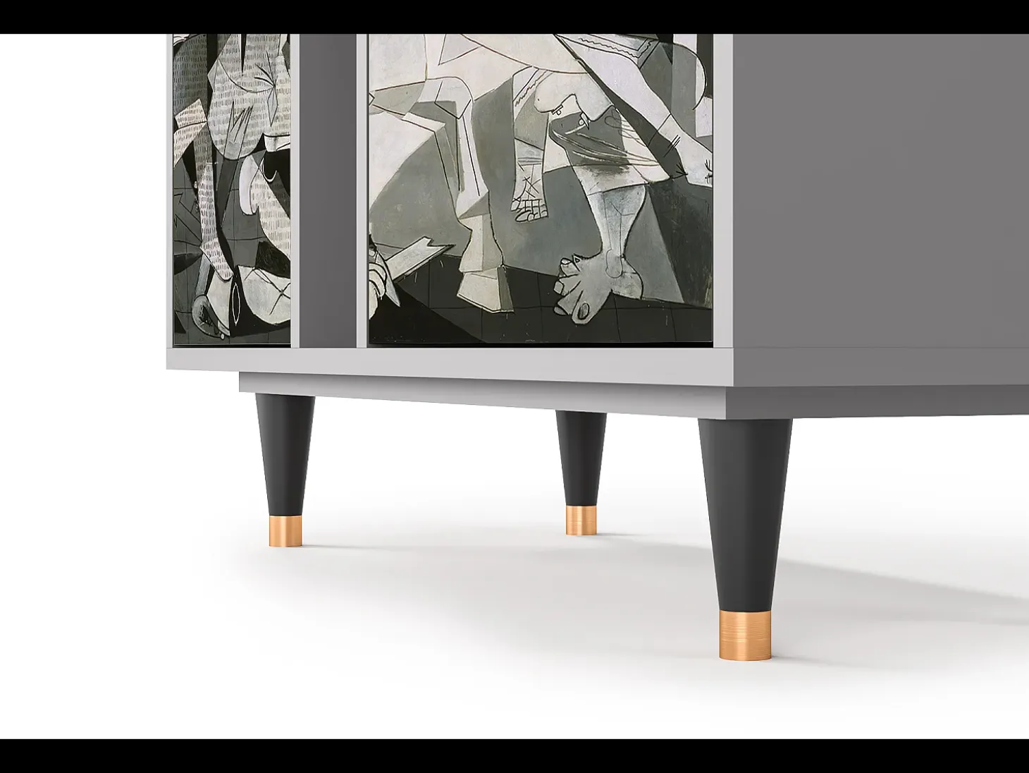 Aparador - 94х96х41 cm - BS5 - Guernica by Picasso, Gris