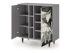 Aparador - 94х96х41 cm - BS5 - Guernica by Picasso, Gris