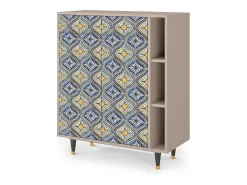Aparador - 96х110х41 cm - BS6 - Illusory Pattern, Latte