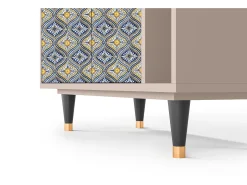 Aparador - 96х110х41 cm - BS6 - Illusory Pattern, Latte