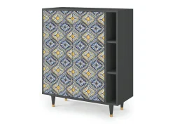 Aparador - 96х110х41 cm - BS6 - Illusory Pattern, Antracita