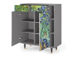 Aparador - 96х110х41 cm - BS6 - Irises , Gris