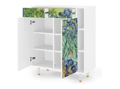 Aparador - 96х110х41 cm - BS6 - Irises , Blanco