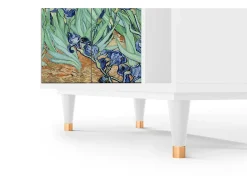 Aparador - 96х110х41 cm - BS6 - Irises , Blanco