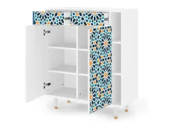 Aparador - 96х110х41 cm - BS6 - Kaleidoscope, Blanco
