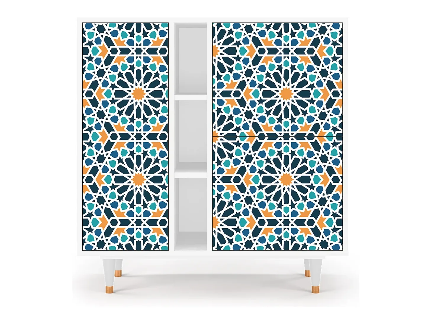Aparador - 94х96х41 cm - BS5 - Kaleidoscope, Blanco