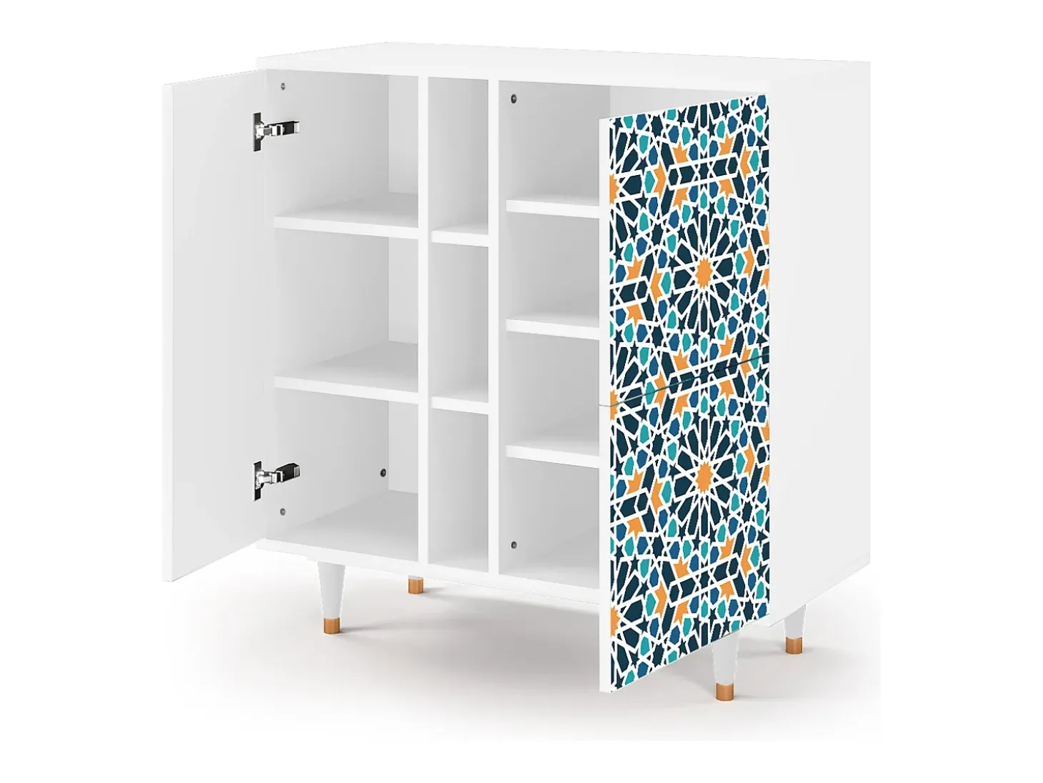 Aparador - 94х96х41 cm - BS5 - Kaleidoscope, Blanco