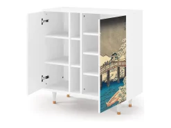 Aparador - 94х96х41 cm - BS5 - Katabira River, Blanco