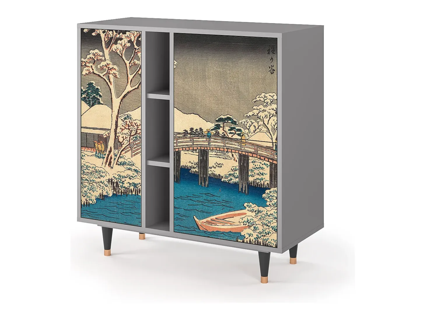 Aparador - 94х96х41 cm - BS5 - Katabira River, Gris