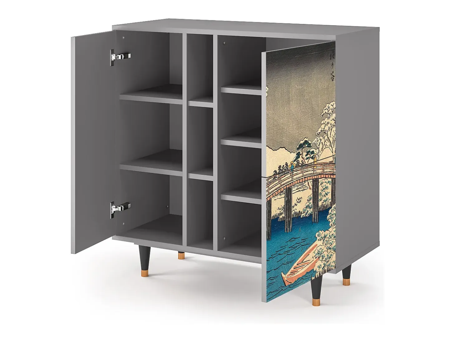 Aparador - 94х96х41 cm - BS5 - Katabira River, Gris