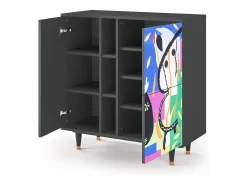 Aparador - 94х96х41 cm - BS5 - La Tristesse du Roi, Antracita