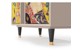 Aparador - 94х96х41 cm - BS5 - Lady with Fan by Klimt, Latte