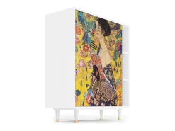 Aparador - 96х110х41 cm - BS6 - Lady with Fan by Klimt, Blanco