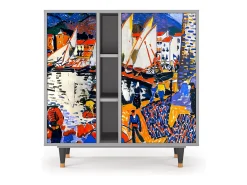 Aparador - 94х96х41 cm - BS5 - Le Séchage des voiles , Gris