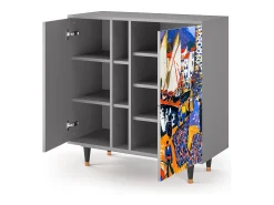 Aparador - 94х96х41 cm - BS5 - Le Séchage des voiles , Gris