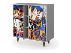 Aparador - 94х96х41 cm - BS5 - Le Séchage des voiles , Gris