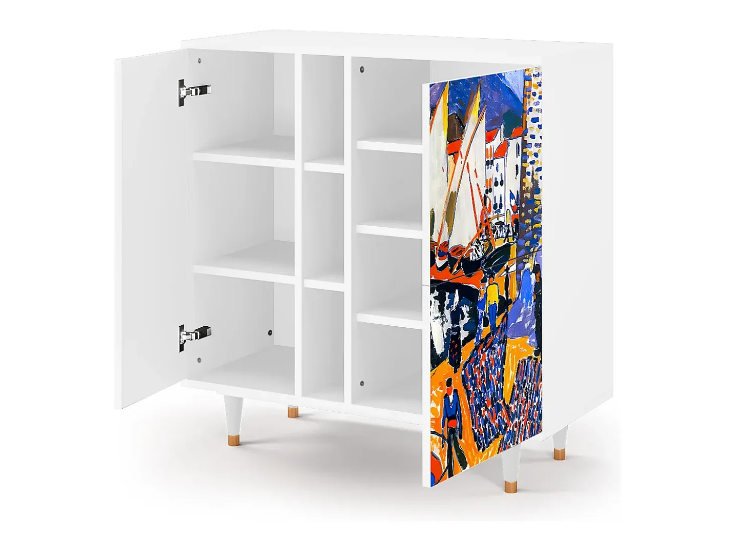 Aparador - 94х96х41 cm - BS5 - Le Séchage des voiles , Blanco