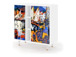 Aparador - 94х96х41 cm - BS5 - Le Séchage des voiles , Blanco
