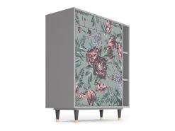 Aparador - 96х110х41 cm - BS6 - Light Peonies, Gris