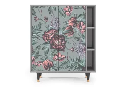 Aparador - 96х110х41 cm - BS6 - Light Peonies, Gris