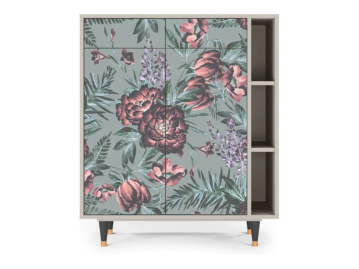 Aparador - 96х110х41 cm - BS6 - Light Peonies, Arena