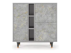 Aparador - 94х96х41 cm - BS5 - Mariana Trench, Gris