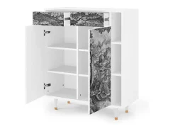 Aparador - 96х110х41 cm - BS6 - Milites Requiescentes, Blanco