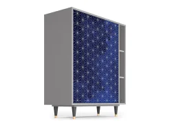 Aparador - 96х110х41 cm - BS6 - Milky Way, Gris