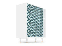 Aparador - 96х110х41 cm - BS6 - Milky Tears, Blanco