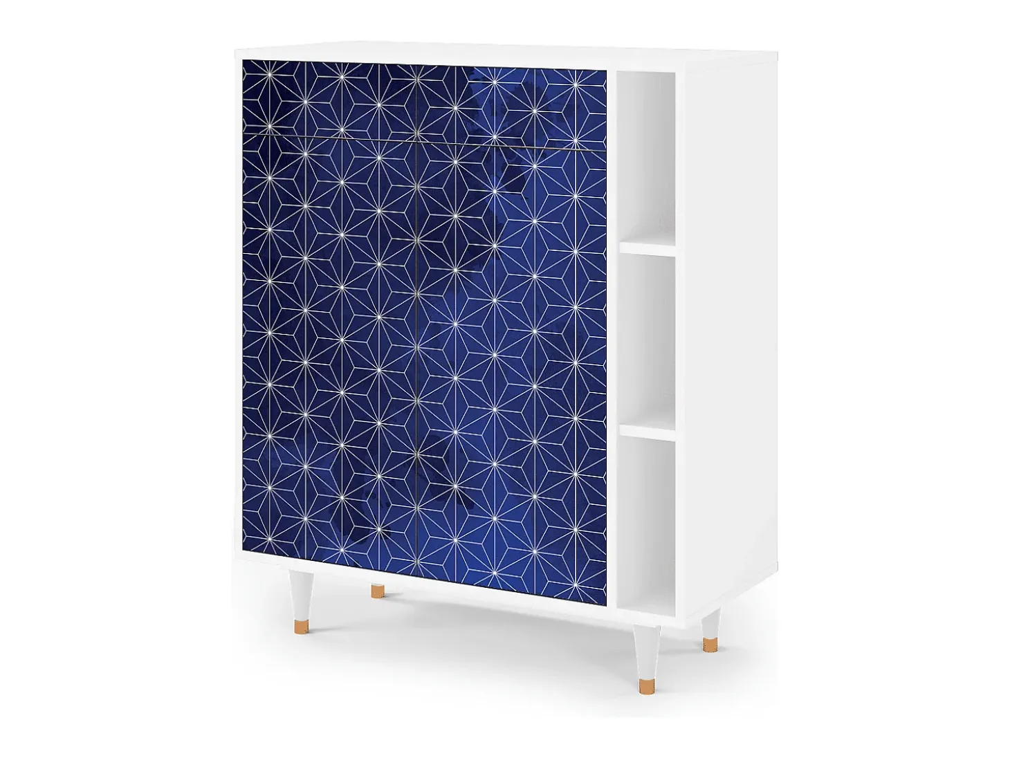 Aparador - 96х110х41 cm - BS6 - Milky Way, Blanco