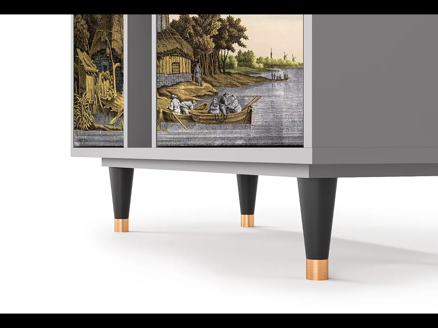 Aparador - 94х96х41 cm - BS5 - Mill along a River, Gris