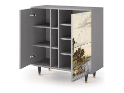 Aparador - 94х96х41 cm - BS5 - Mill along a River, Gris