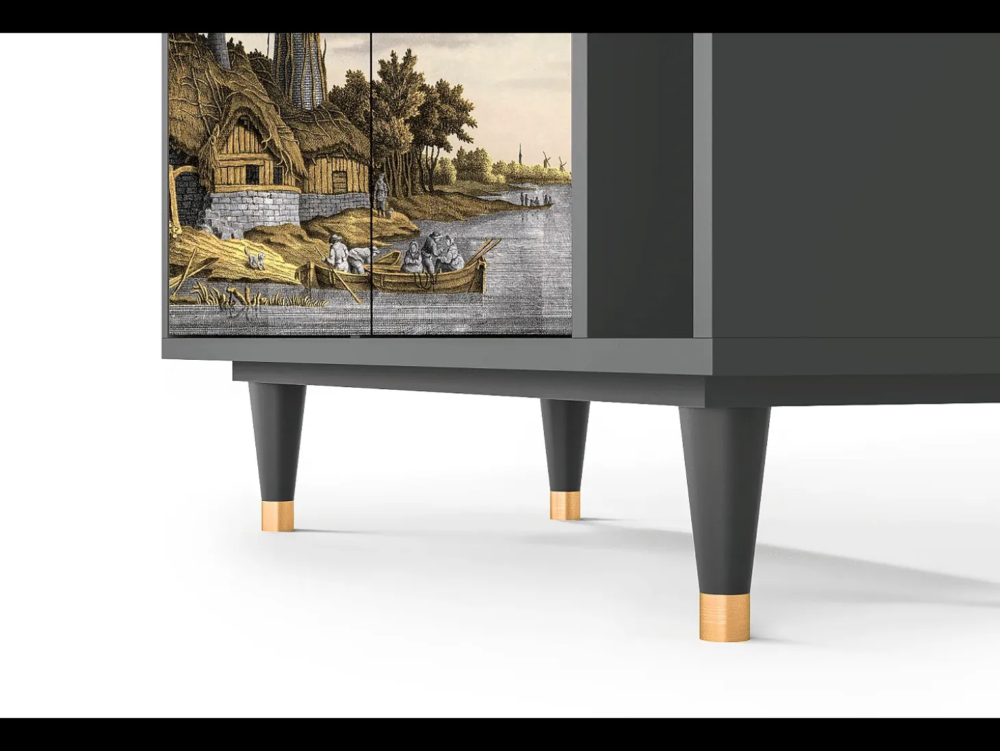 Aparador - 96х110х41 cm - BS6 - Mill along a River, Antracita
