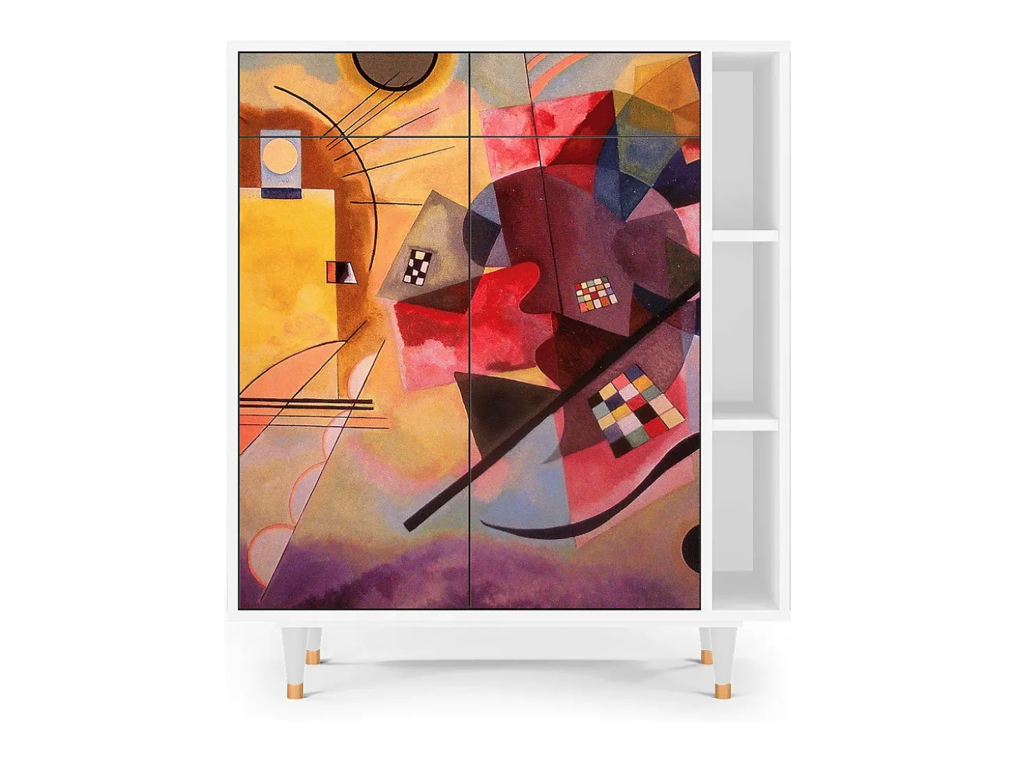 Aparador - 96х110х41 cm - BS6 - Modern Art, Blanco