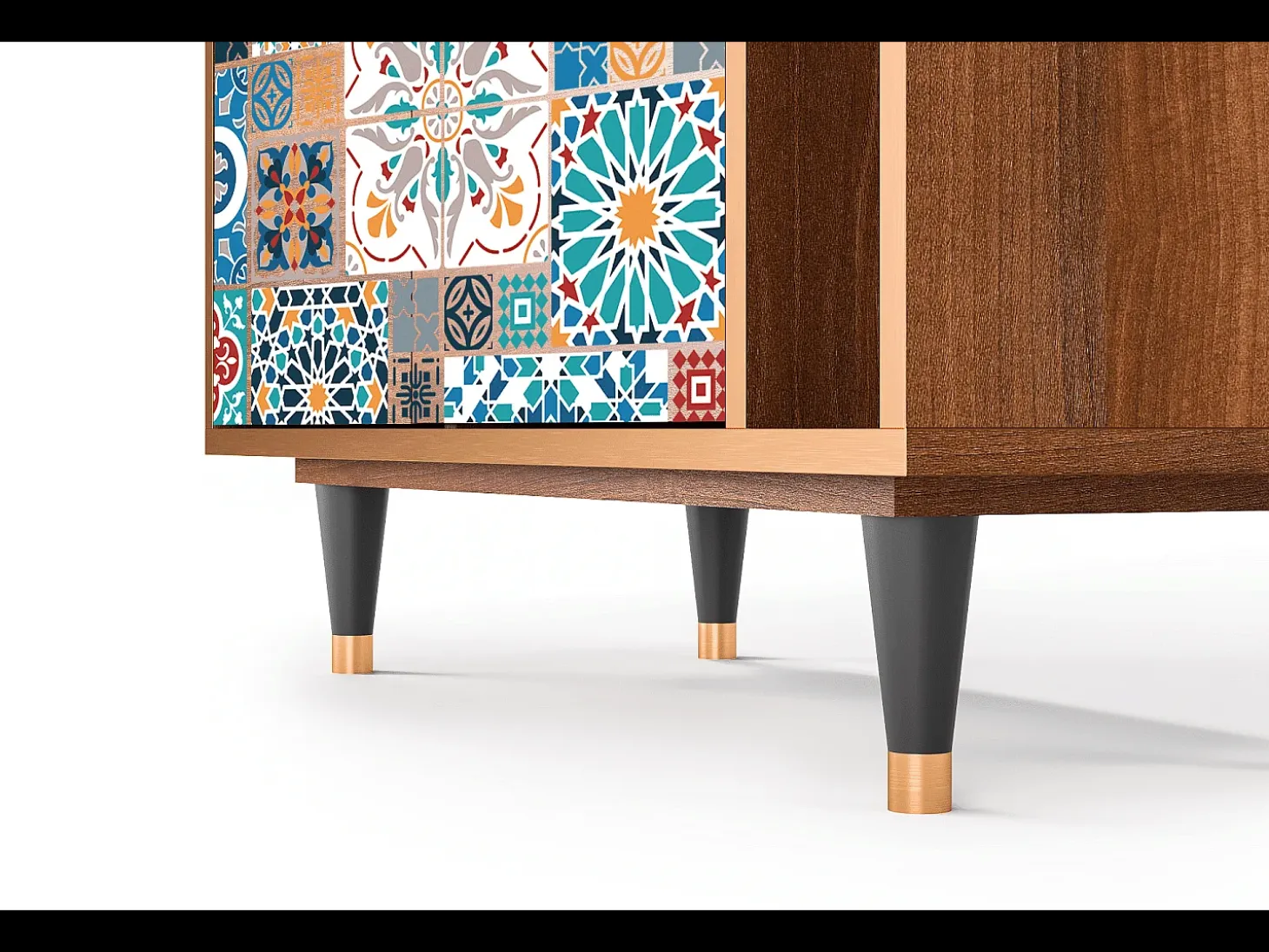 Aparador - 96х110х41 cm - BS6 - Moroccan Market, Nogal