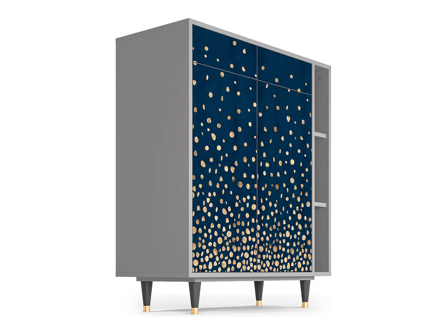 Aparador - 96х110х41 cm - BS6 - Night Skies, Gris