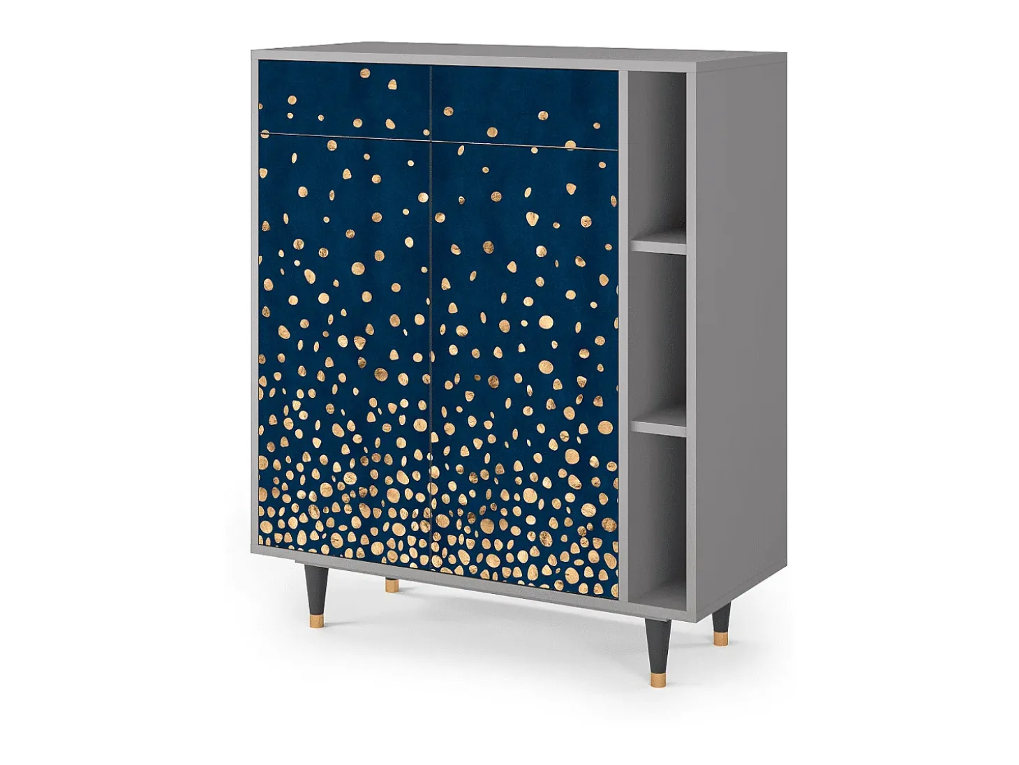 Aparador - 96х110х41 cm - BS6 - Night Skies, Gris