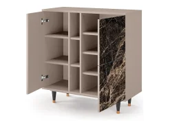 Aparador - 94х96х41 cm - BS5 - Night Abyss, Latte