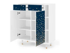 Aparador - 96х110х41 cm - BS6 - Night Skies, Blanco