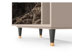 Aparador - 96х110х41 cm - BS6 - Night Abyss, Latte