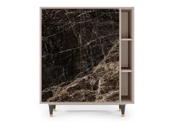 Aparador - 96х110х41 cm - BS6 - Night Abyss, Latte