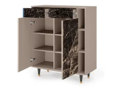 Aparador - 96х110х41 cm - BS6 - Night Abyss, Latte