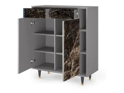 Aparador - 96х110х41 cm - BS6 - Night Abyss, Gris
